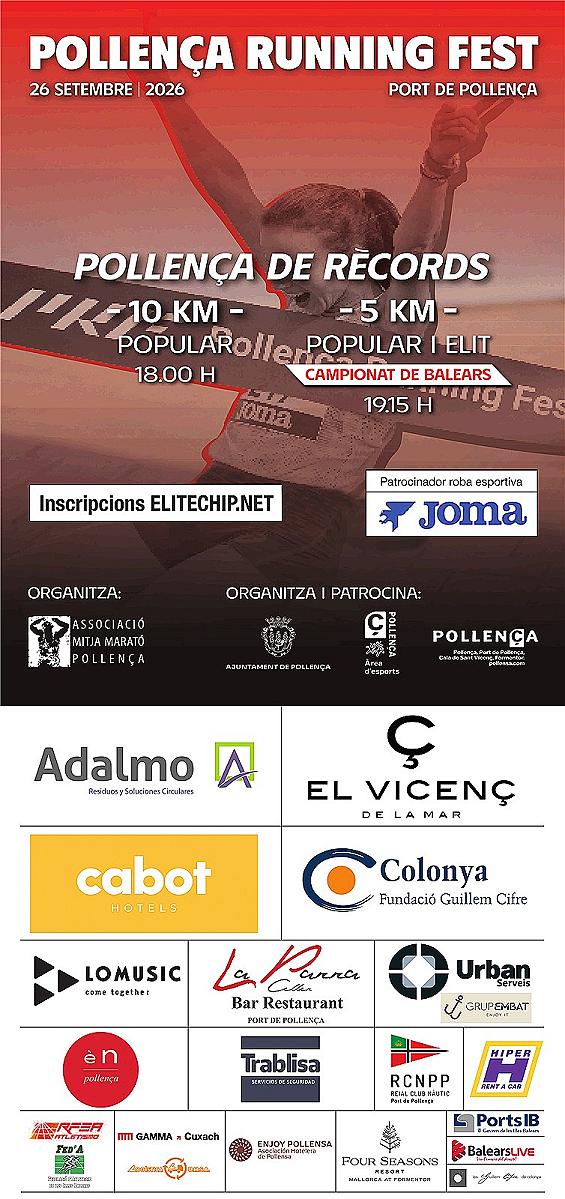 Cartel Pollença Running Fest 2026