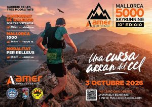 Cartel Amer Mallorca 5000 – 1000 Skyrunning 2026
