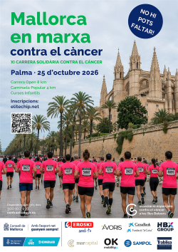 Cartel XI Mallorca en Marcha contra el Cáncer 2026