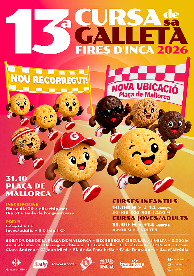 Cartel XIII Cursa de Sa Galleta 2026