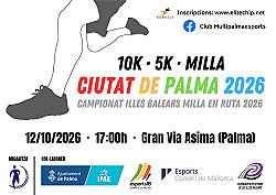 Cartel 10K-5K-Milla Ciutat de Palma — Ct. Baleares Milla 2026