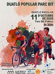 Cartel Duatló Escolar Parc Bit 1 — 2026