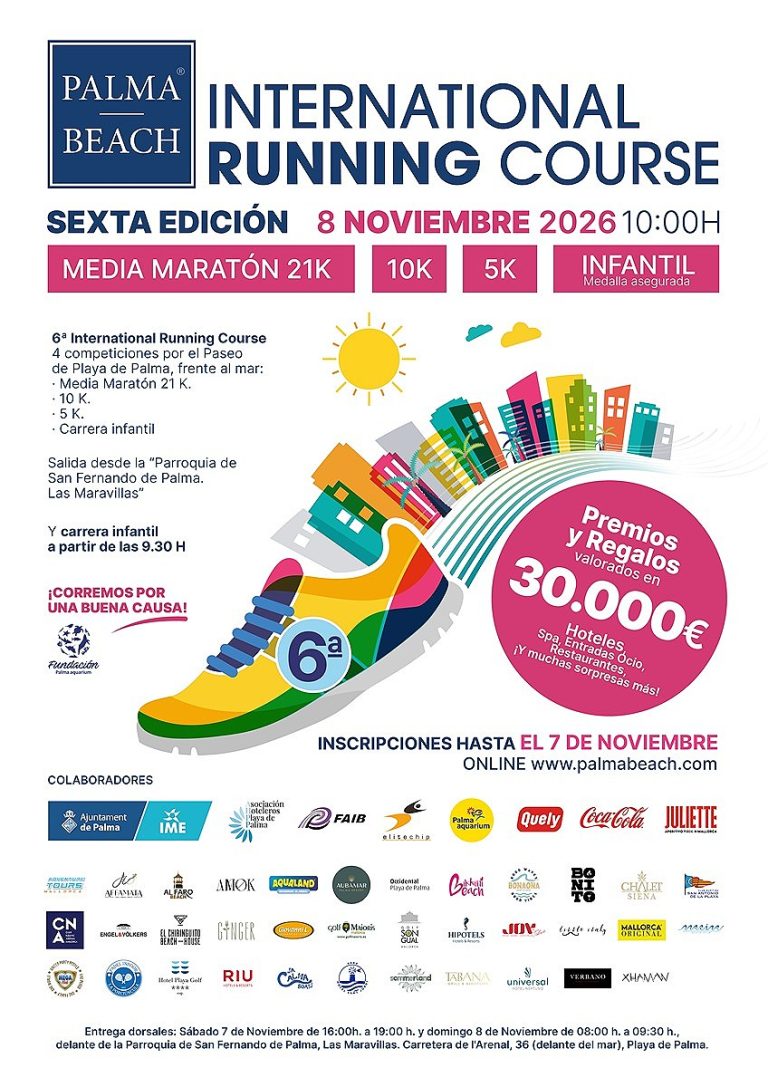 Cartel 6a Palma Beach Running Course 2026