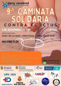 Cartel 9a Caminata solidaria Para La Prevención Del Ictus 2026